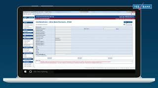 Corporate Net Banking login & beneficiary addition.