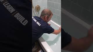 Caulking a Tub