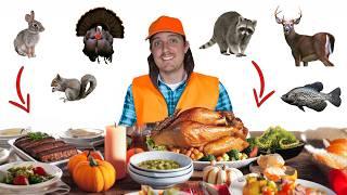 I Hunted My Entire Thanksgiving Dinner!