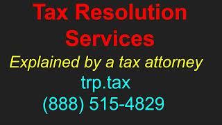 Tax Resolution Services - 4 Types of Companies Explained