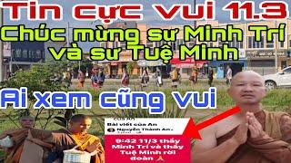 100.  ANTV đã vào cuộc. Chúc mừng 2 sư Tuệ Minh và Minh Trí đã rời khỏi gánh xiếc. Hoan hỷ tốt đẹp