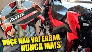 COMO FAZER ADESIVOS NA MEDIDA CORRETA PARA QUALQUER MOTO