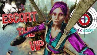 I PROTECTED ARK ADDIKT IN: ESCORT THE VIP - PVP COLLAB - Ark Survival Evolved