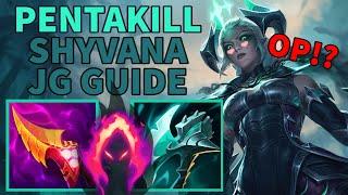 HOW TO PLAY SHYVANA JUNGLE BEST BUILD AND RUNES S11 - Shyvana Jungle Guide