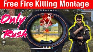 Free Fire kgf 2 Montage Kill | 5k special | #freefirekillingmontage