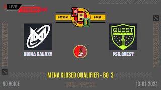 Dota 2 Live - Nigma Galaxy VS PSG Quest | BetBoom Dacha Dubai 2024 | Qualifier BO3