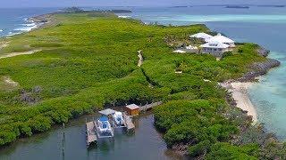 Tilloo Pond- Abaco Bahamas Island Vacation Rental Drone Footage - Private Island Living!