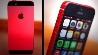 O iPhone 5 vermelho do @marchwill