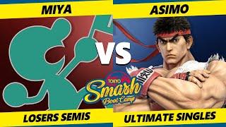 Tokyo SBC Losers Semis - Miya (Game & Watch) Vs. Asimo (Ryu) Smash Ultimate - SSBU