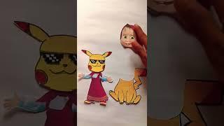 the great pikachuamerican cute boy with masha brazilian cute girl#usa #shortsviral #brazil