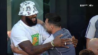 LeBron James shows love to Lionel Messi before his Inter Miami & MLS debut