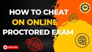 HOW TO CHEAT ON AN ONLINE PROCTORED EXAM!! WHEN PROFESSORS FINALLY CATCH YOU