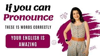 15 Commonly Mispronounced Words In English | Learn To Pronounce Correctly | ChetChat Pronunciation