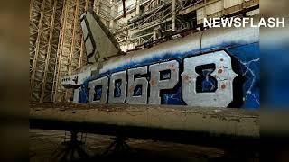 Street Artists Graffiti Abandoned Soviet Space Shuttle