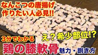 【居酒屋定番】なんこつ唐揚げに使われる「鶏膝軟骨」の魅力と使い方