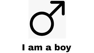 I am a boy