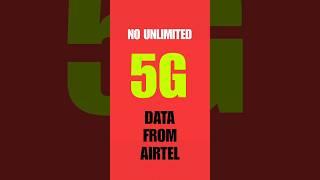 5G unlimited data not working️ #airtel #5gunlimiteddata #5g