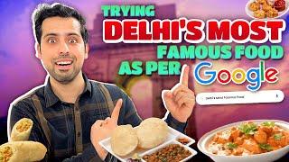 Eating Delhi’s Most Famous Food Recommended By Google For 24 Hours! | @cravingsandcaloriesvlogs