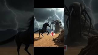 Horse × Scorpion #animals #shortsfeed2024 #hybrids #trendingshorts #edit #ytshortsviral