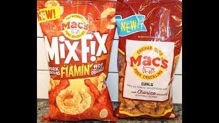 Mac’s Chicharrones Pork Cracklins: Mix Fix Flamin Hot & Curls with Chorizo Seasoning Review
