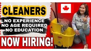 CLEANERS NEEDED IN CANADA | DIRECT HIRE EMPLOYERS