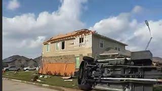 Storms leave trail of destruction north of Katy area