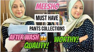 PantsCollections from Meesho || After  wash review || worthy || Quality || brown 