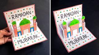 Ramadan Mubarak Card | Ramadan Pop Up Card | Eid Mubarak Card | DIY Pop Up Card