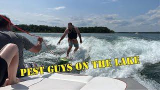 The Pest Control guys head to the lake for Memorial Day. #lakelife #pestcontrolguys