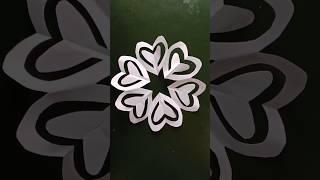 How to cut a snowflake | Paper Snowflake Design | Christmas decoration ideas| Easy home decor craft