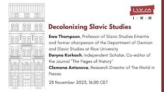 Decolonizing Slavic Studies