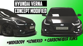 Hyundai Verna Concept Widebody | speed modelling | Bimble Designs