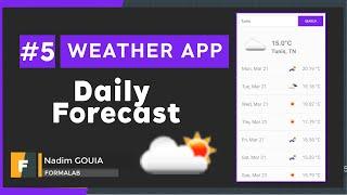 #5 Get Gaily Forecast | Android Weather App using rest API | تطبيق الطقس