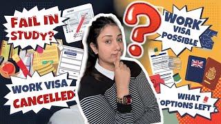 UK Skilled worker visa for failed student in study || FLR || EU Settlement || work VISA cancelled