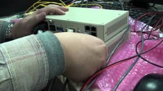 4 Ethernet over E1 interface converter - testing port isolation feature