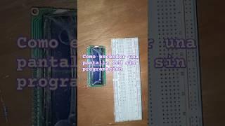 Como Prender una pantalla lcd sin programación fácil y rapido