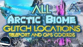 Ark Genesis ALL Arctic Glitch Locations with GPS & Teleport commands