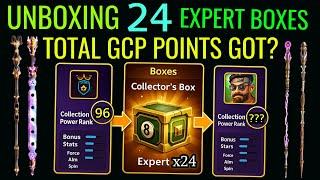 8 Ball Pool - Unboxing 24 Expert Collector Boxes - Global Collection Points Got? New Cue Collection