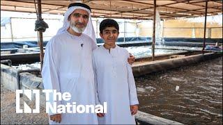 Emirati entrepreneur uses fish farm to grow food in the UAE's desert