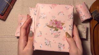 sub) 구독자분께 받은 선물 풀어보고 다이어리 꾸미기 | scrapbooking | Aesthetic Journaling | relaxing sounds | 다꾸 ASMR