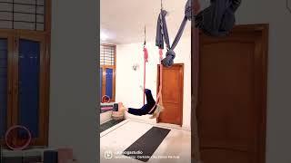 Aerial yoga fun 