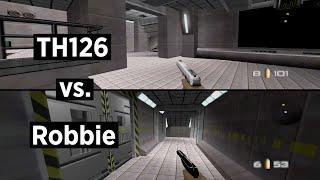 GoldenEye N64 60 FPS Netplay Multiplayer - TH126 vs. Robbie (Bunker, Archives)