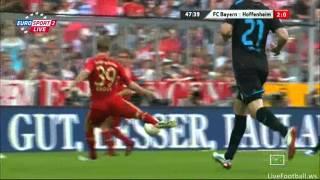 Бавария-Хоффенхайм 2-0. Голы:Ribery F 19,47 .mp4