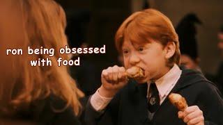 ron weasley being obsessed with food for 2 minutes straight