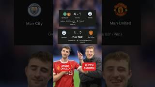 MANCHESTER IS RED!!!!!  MAN CITY 1-2 MAN UNITED