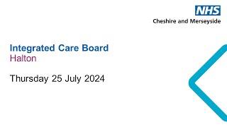 NHS Cheshire and Merseyside Integrated Care Board - 25 July 2024