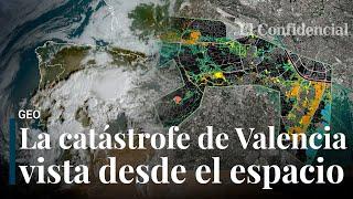 Todo lo que el barro cubrió en Valencia tras la DANA: vista satélite de los efectos de la catástrofe