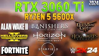 RTX 3060 Ti + Ryzen 5 5600X : 25 Game Tested - RTX 3060 Ti 1440p Gaming in 2024