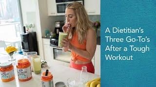 A Dietitian's Three Go-To's After a Tough Workout | DJ Blatner  + NOW