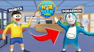 DORAEMON And NOBITA Playing Hide And Seek In Office In HFF !!!